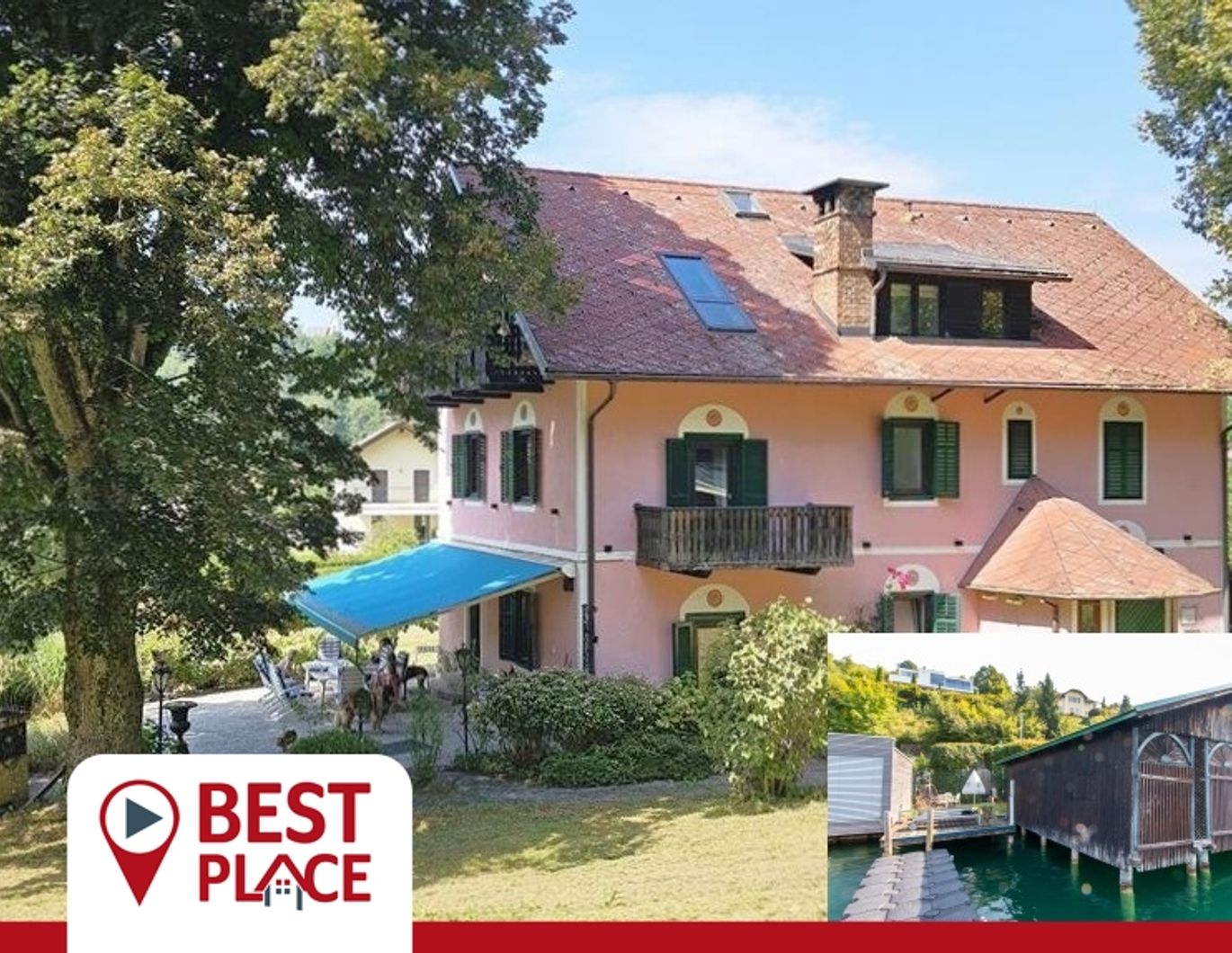 Reifnitz: Einfach nur WOW ! JUGENDSTIL VILLA mit  privatem  Seezugang, Badehaus