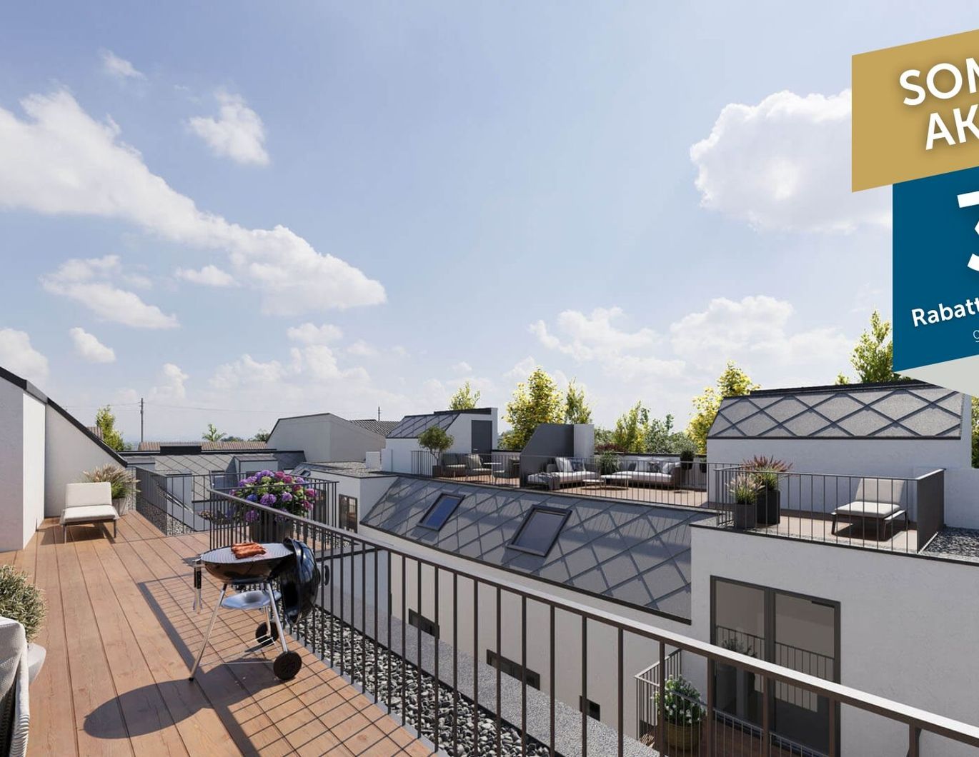 Modernes Townhouse mit 46m² Sonnen-Dachterrasse | Perfekt für Familien | 4 Zimmer