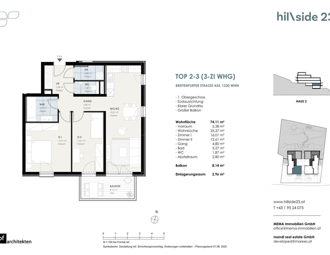 Stillvolle 3-Zimmer-Balkonwohnung zu verkaufen!