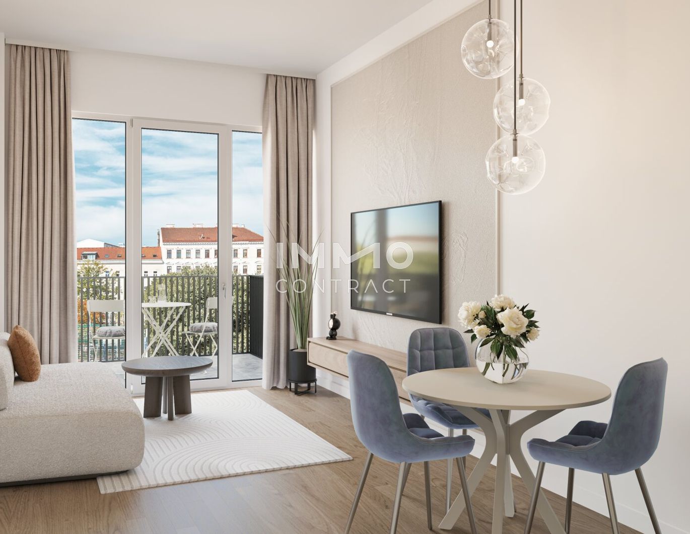 Wohnen mit Rhytmus&Ruhe - 2 Zimmer mit Freifläche: NEU U6 Burggasse