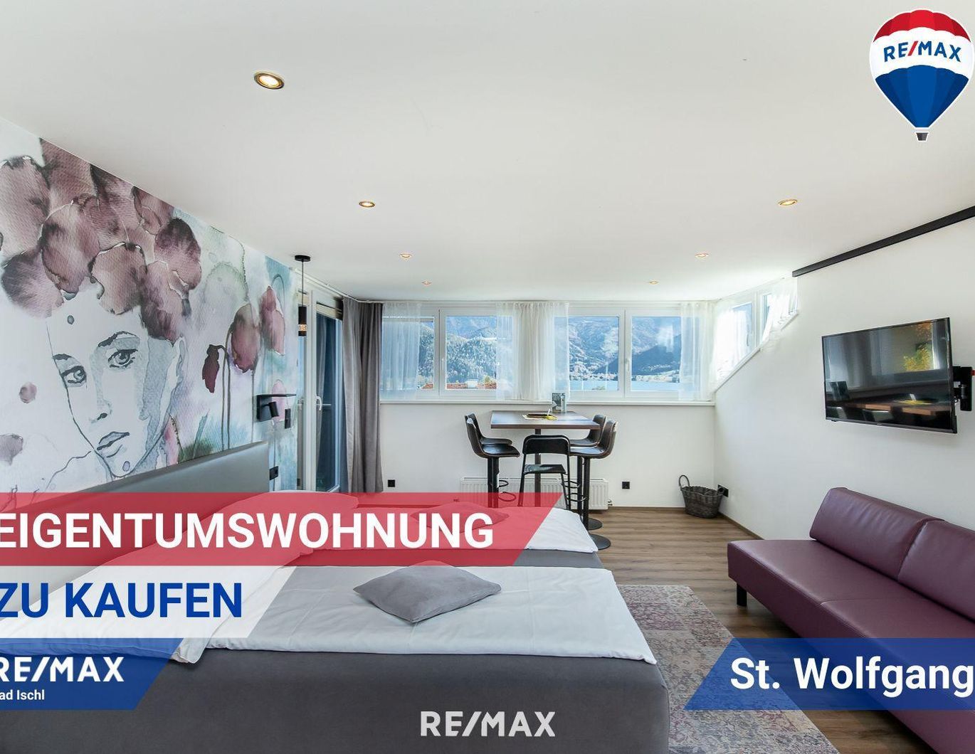 Großzügige Eigentumswohnung mit Wolfgangseeblick und Seenähe