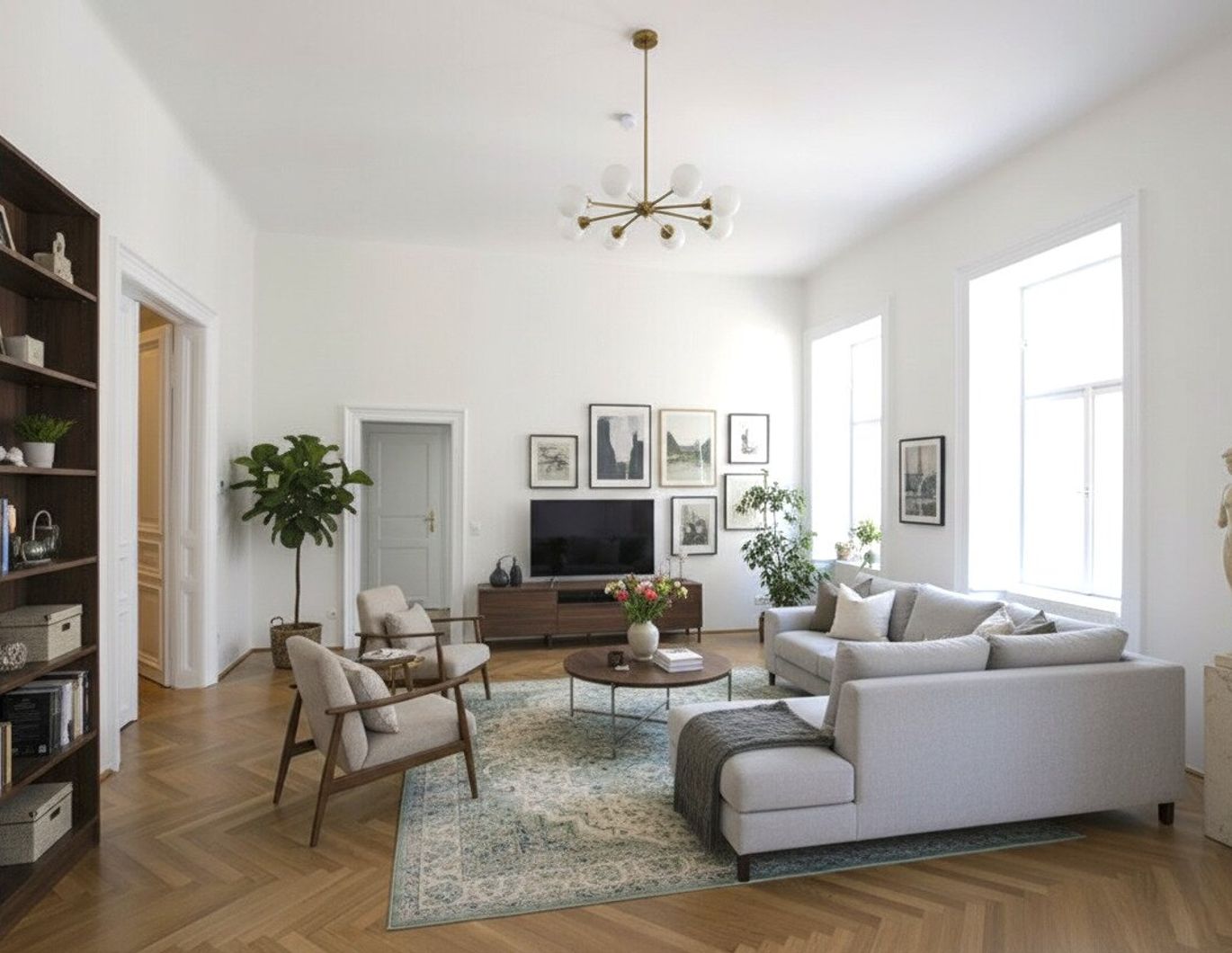 UNBEFRISTET: Ruhige 2-Zimmer-Altbauwohnung mit Balkon in der Innenstadt / UNLIMITED: Quiet 2-room apartment with balcony in the city centre