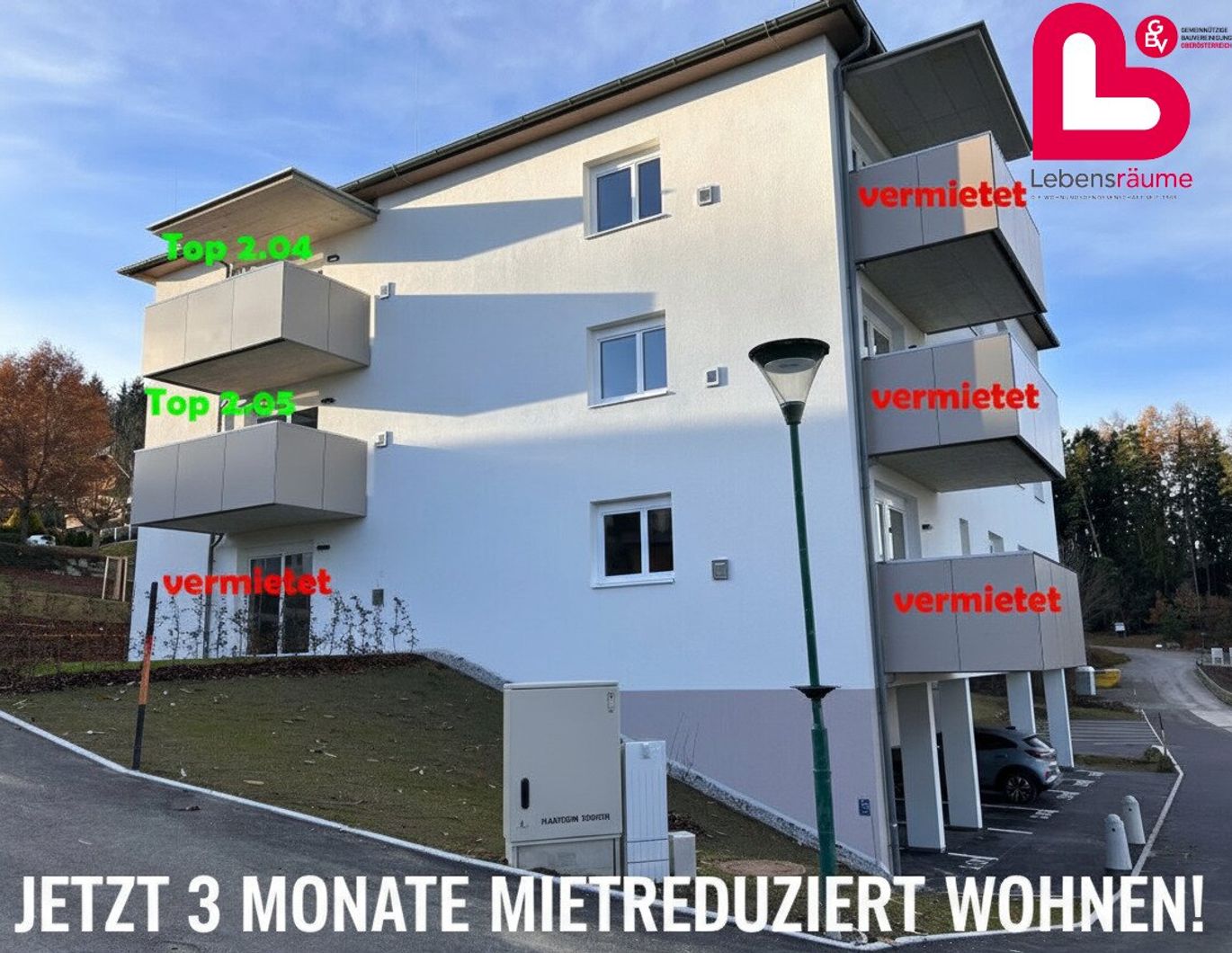 WALDBURG - 3 Monate mietreduziert Wohnen - Neubauprojekt bei Freistadt 