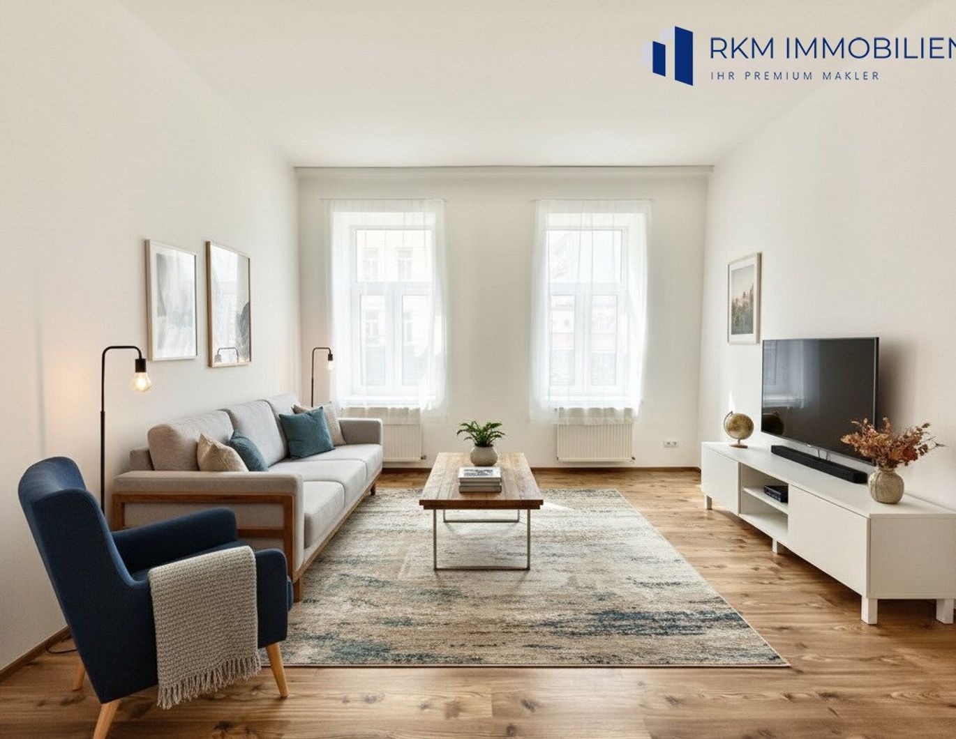 Stylische 1-Zimmer-Wohnung - saniert und bezugsfertig