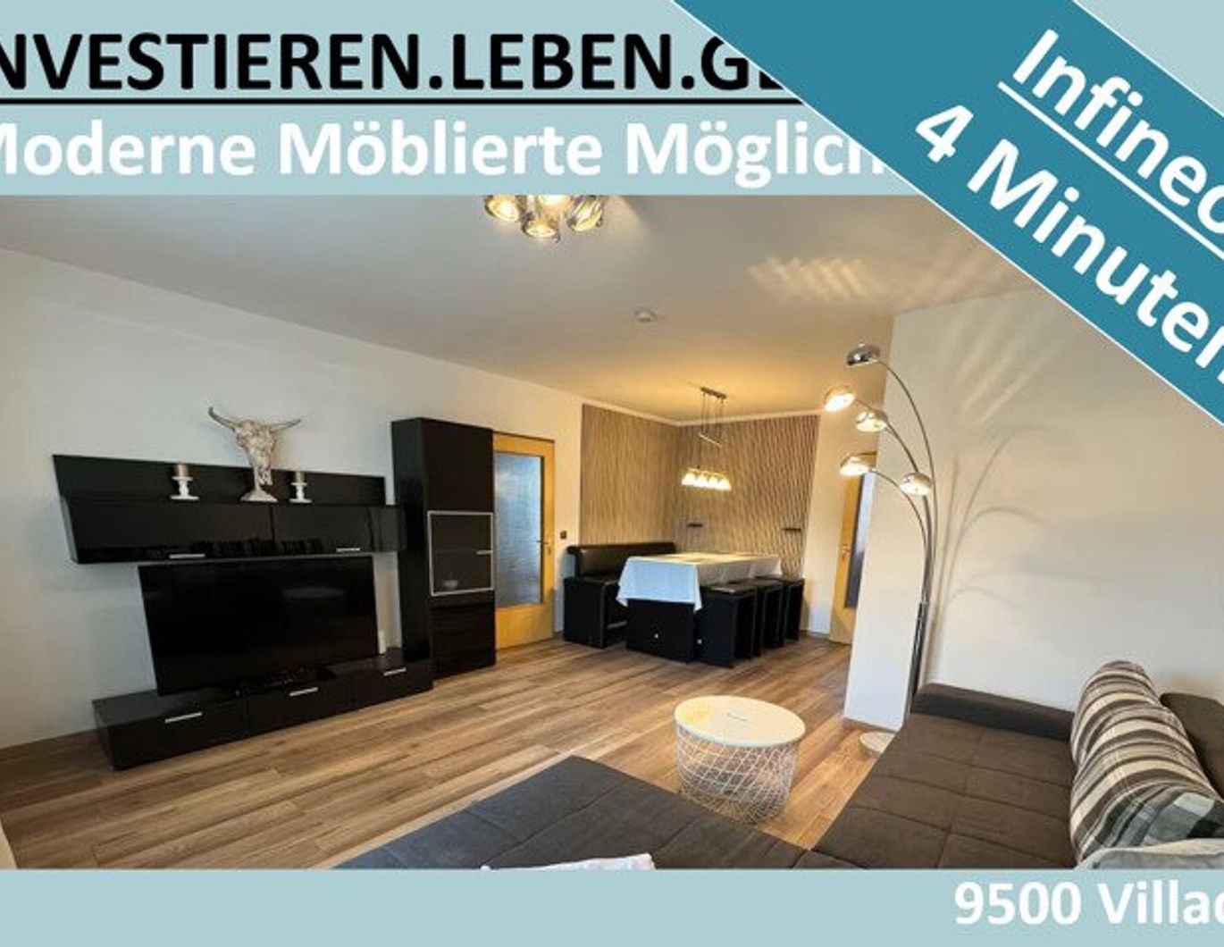 MODERNE MÖBLIERTE MÖGLICHKEIT