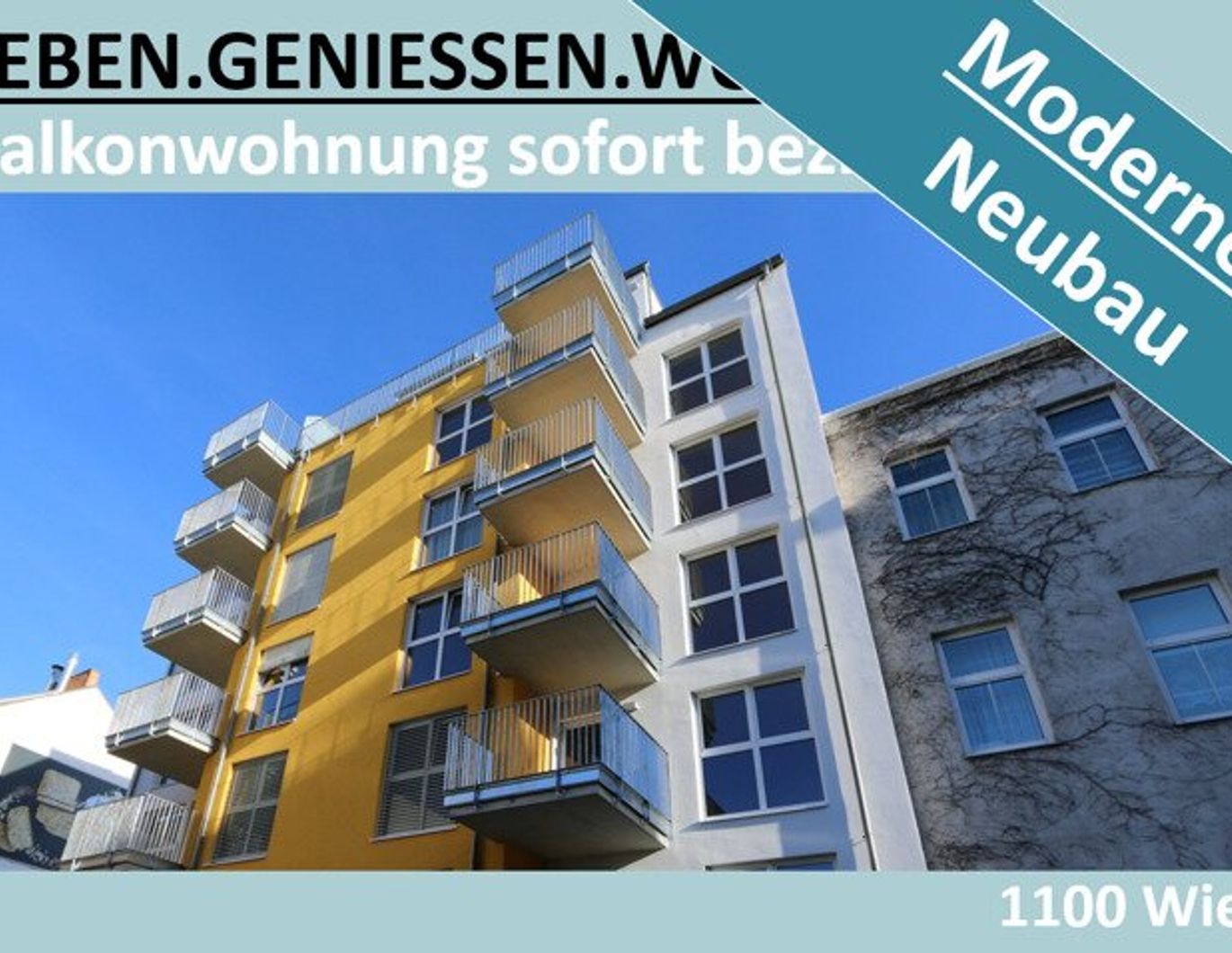 MODERNE BALKONWOHNUNG - SOFORT BEZIEHBAR