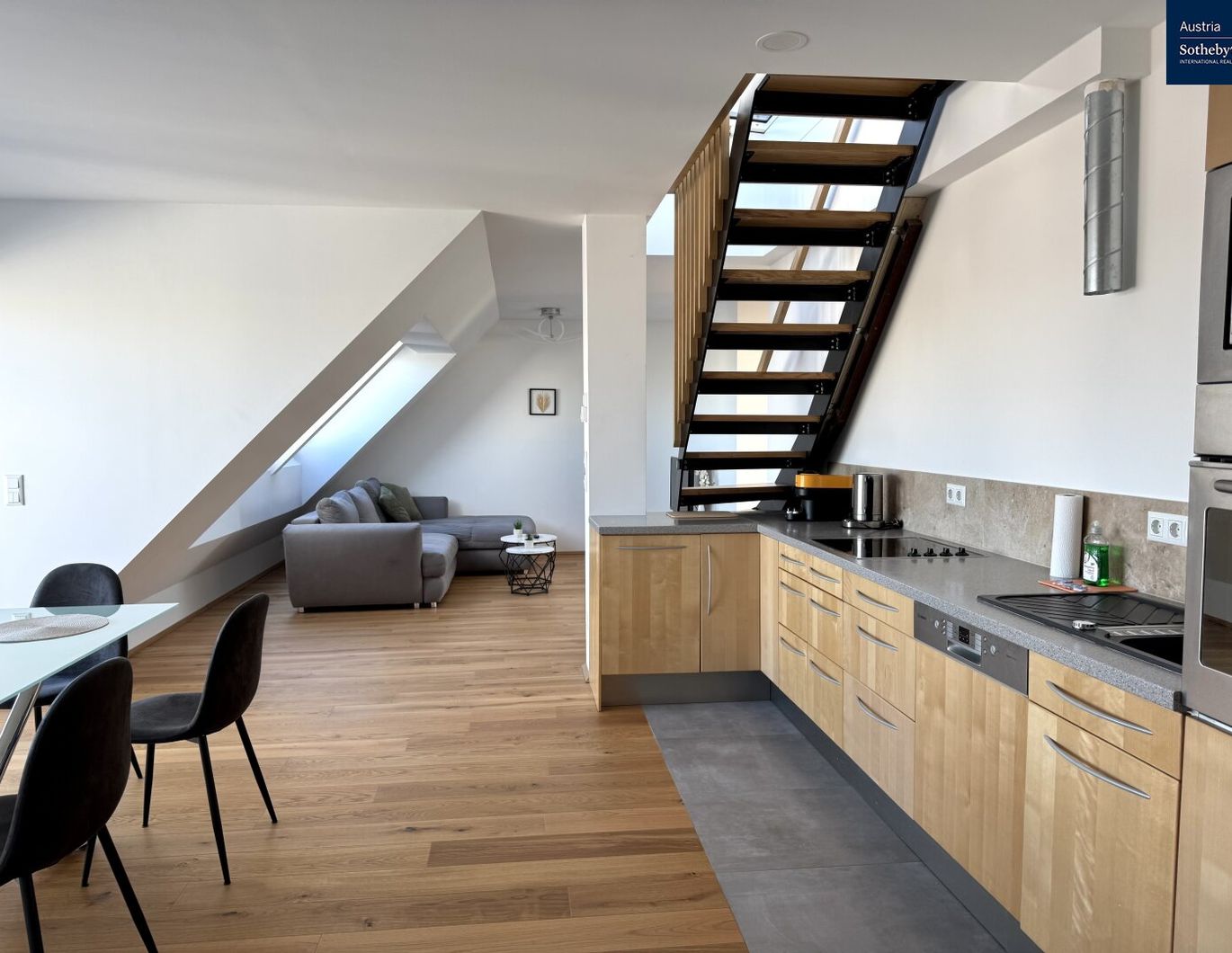 Stilvolle 2-Zimmer-Dachgeschosswohnung in der Leopoldstadt